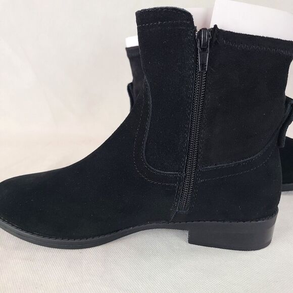 New VERY VOLATILE Women's (6.5) Lanyon Black Suede Leather Western Ankle Boots - Picture 7 of 10